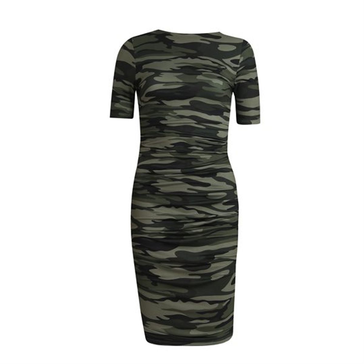 Liberté - Alma SS Turn Dress - Dusty Camo