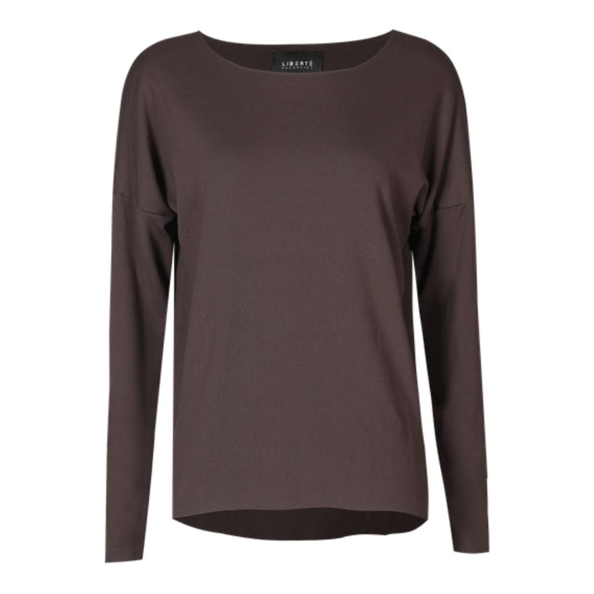 Liberté dame top ALMA FLEECE 9354 - DARK CHOCOLATE