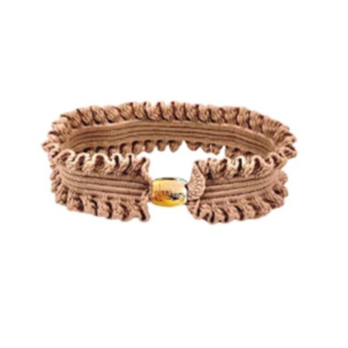 Libling - Original Hårelastik Walnut og Guld Charm