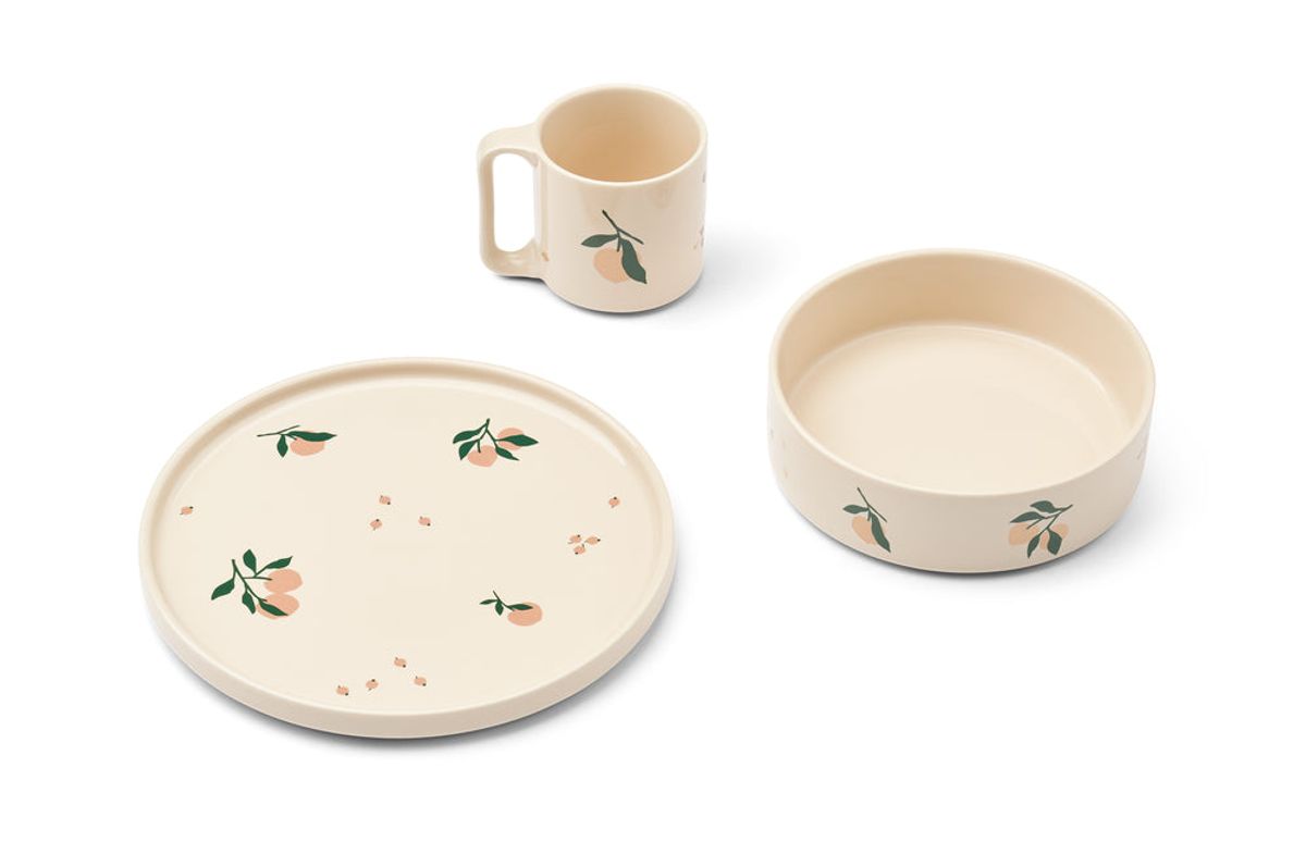 Liewood Camren Porcelain Tableware Set - Peach