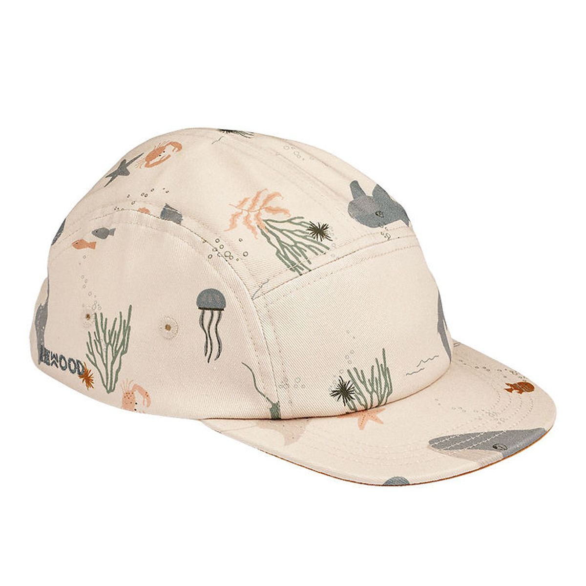 Liewood Kasket - Rory Printed Cap - Sea Creature/Sandy