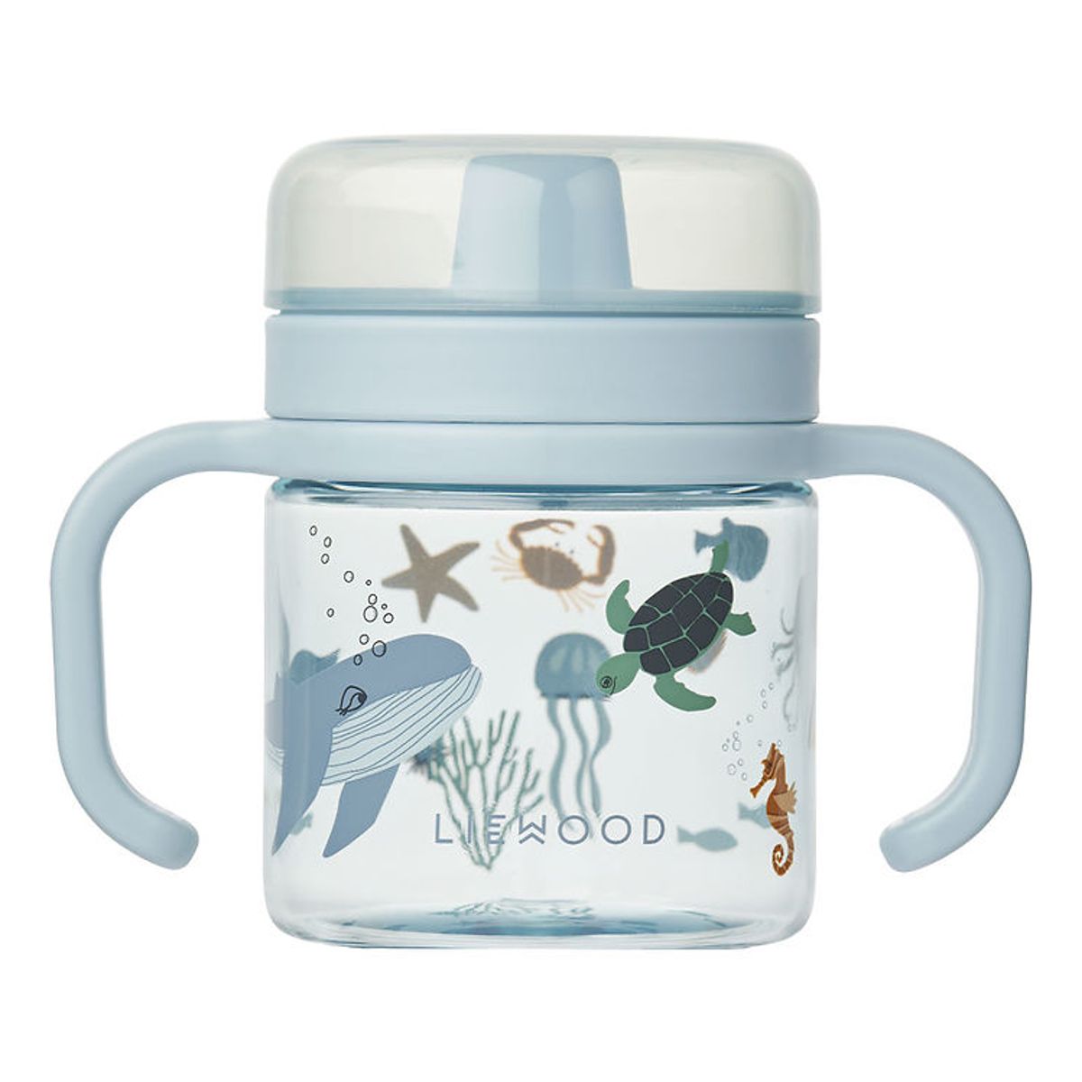 Liewood Kop m. Tud - 280 ml - Sea creature/Sandy