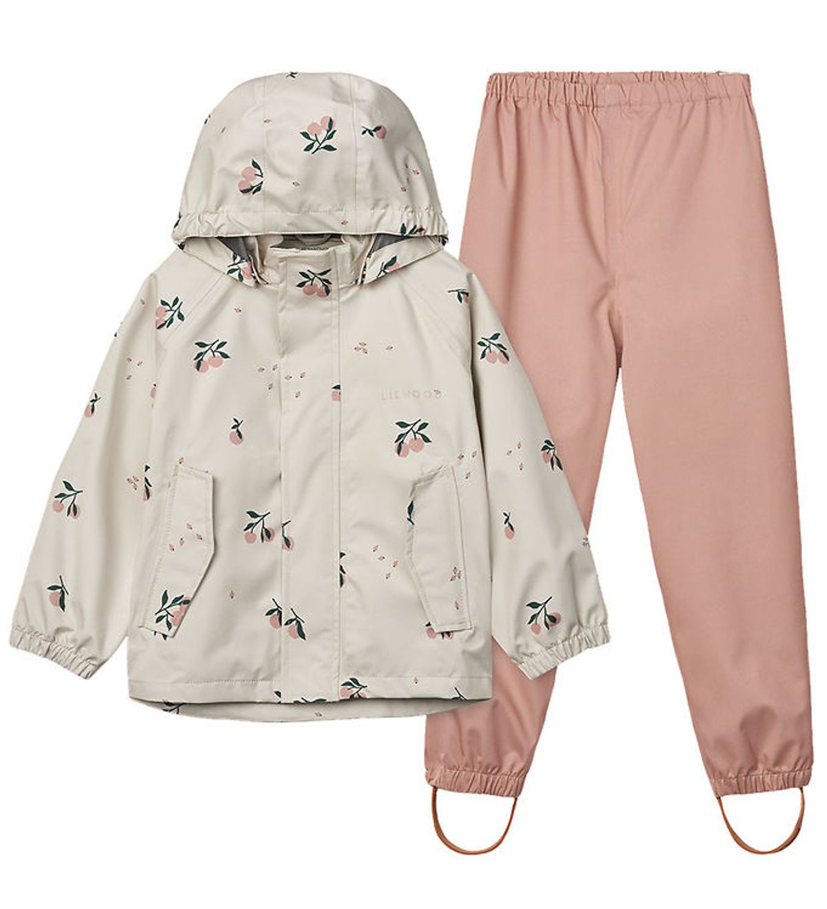 Liewood Regntøj - Pedia Rainwear Set - Peach/Sea Shell