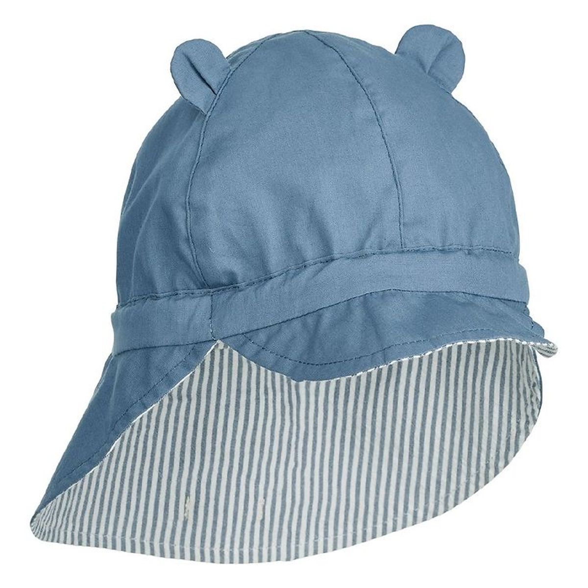 Liewood Solhat - Gorm Reversible - Blue Wave/Creme De La Creme