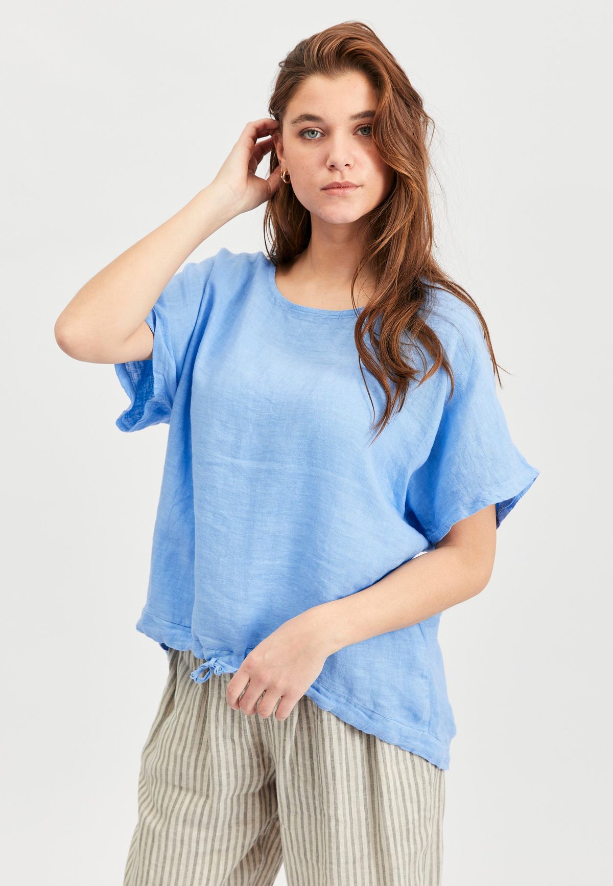 Lifabiola - Azzurro - Bluse - 2xl