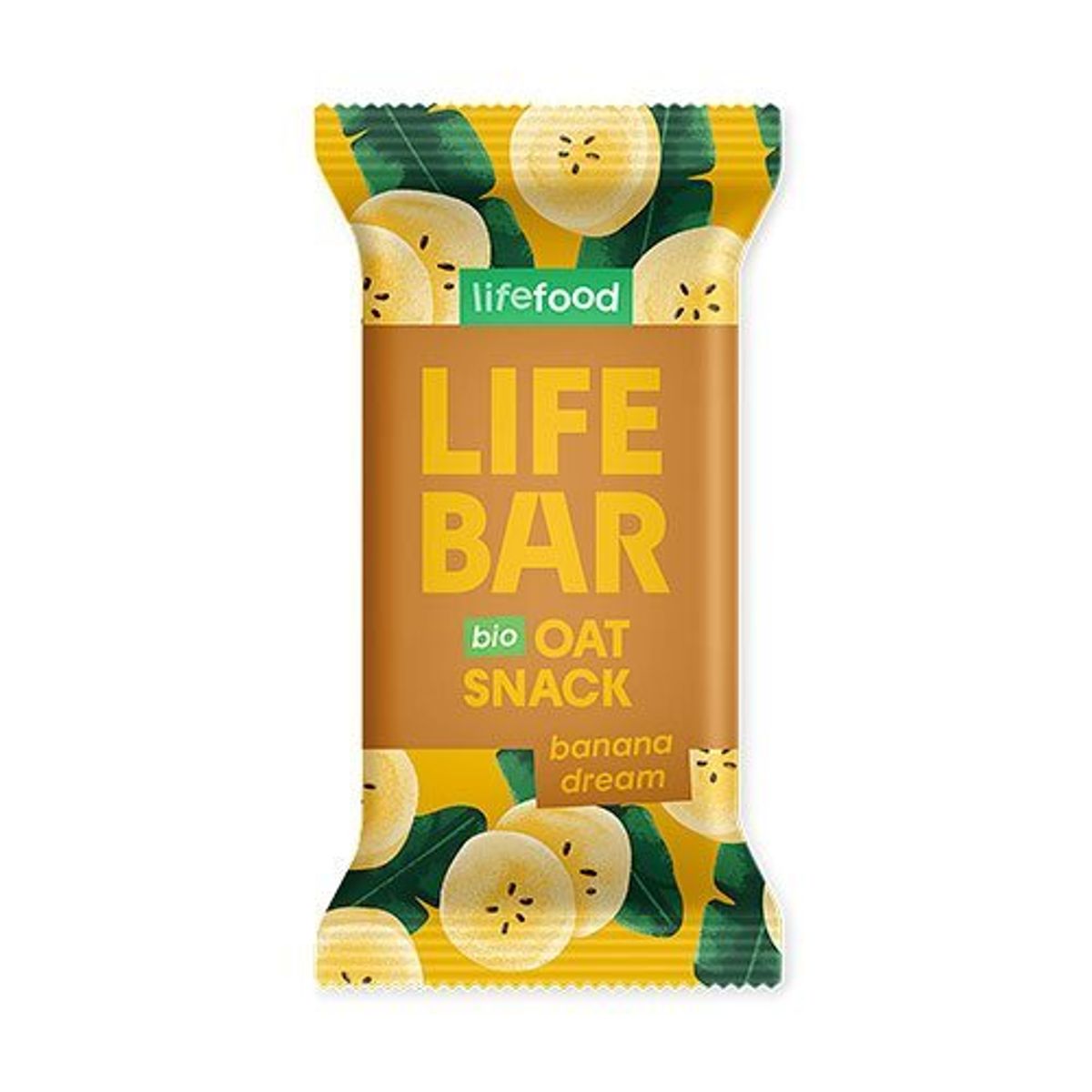 Lifebar Havre Snack Banana Dream Økologisk - 40 gram