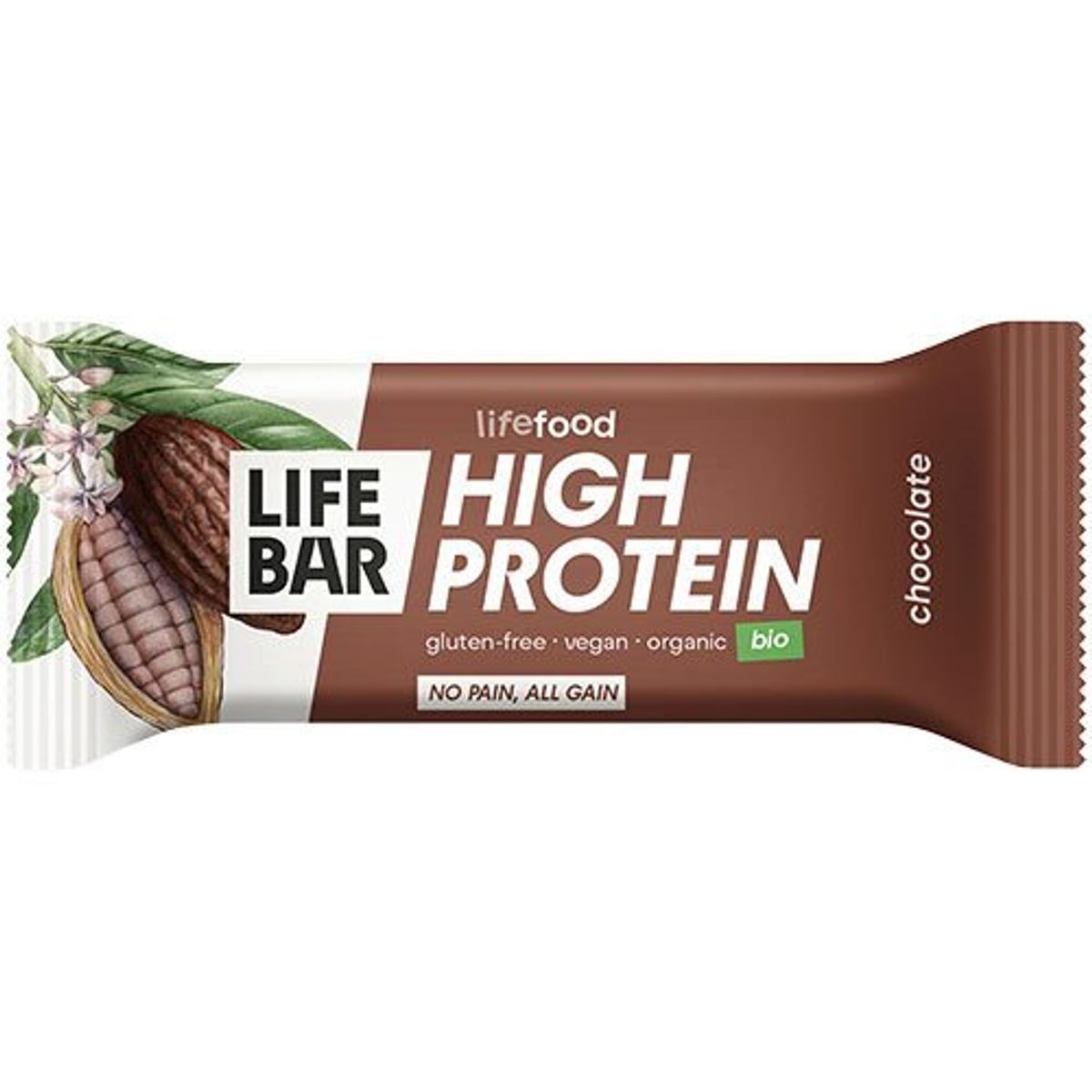 LifeBar Havrebar Brownie Økologisk - 40 gram