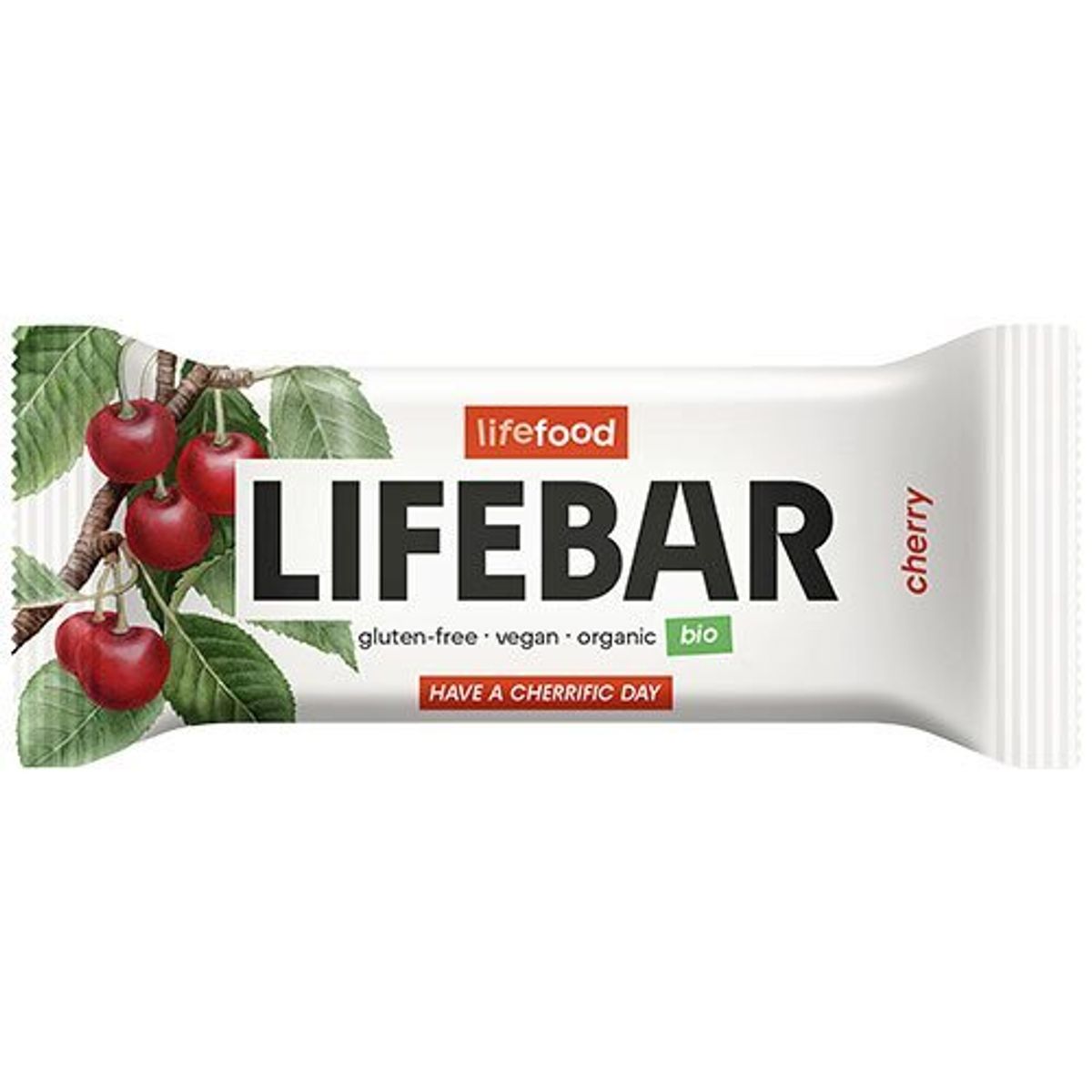 LifeBar Kirsebær RAW Økologisk - 40 gram