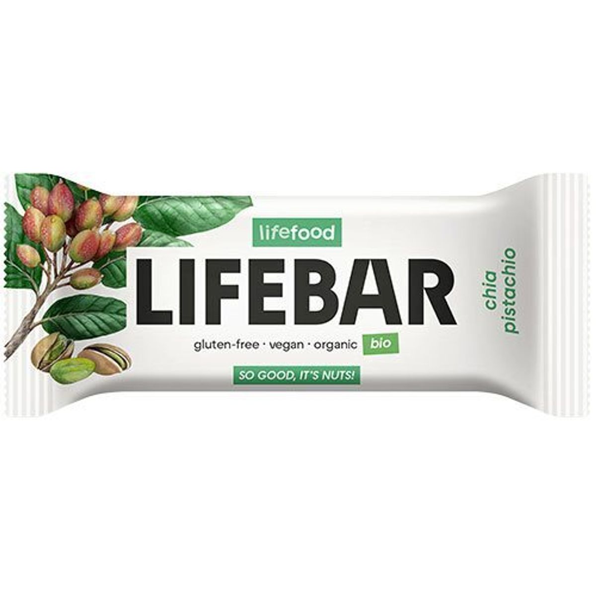 Lifefood LifeBar Chia Pistacie RAW Ø, 40g.