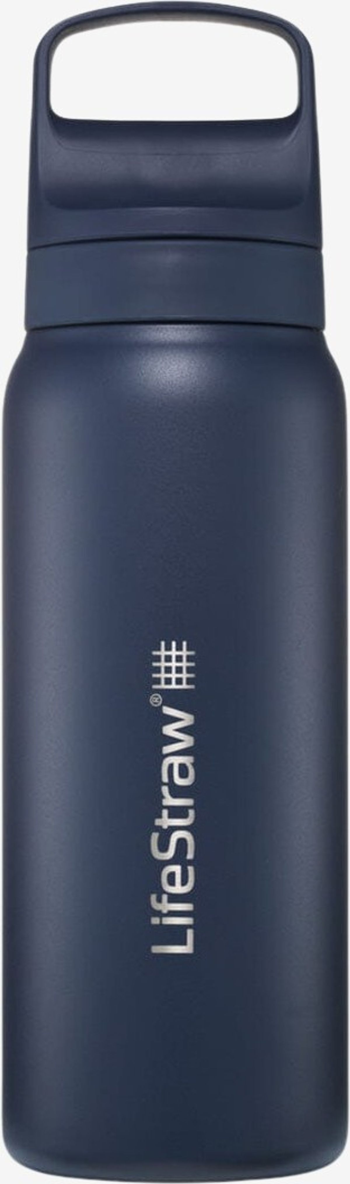 LifeStraw - Go 2.0 vandflaske 700ml i Rustfrit stål (Navy)