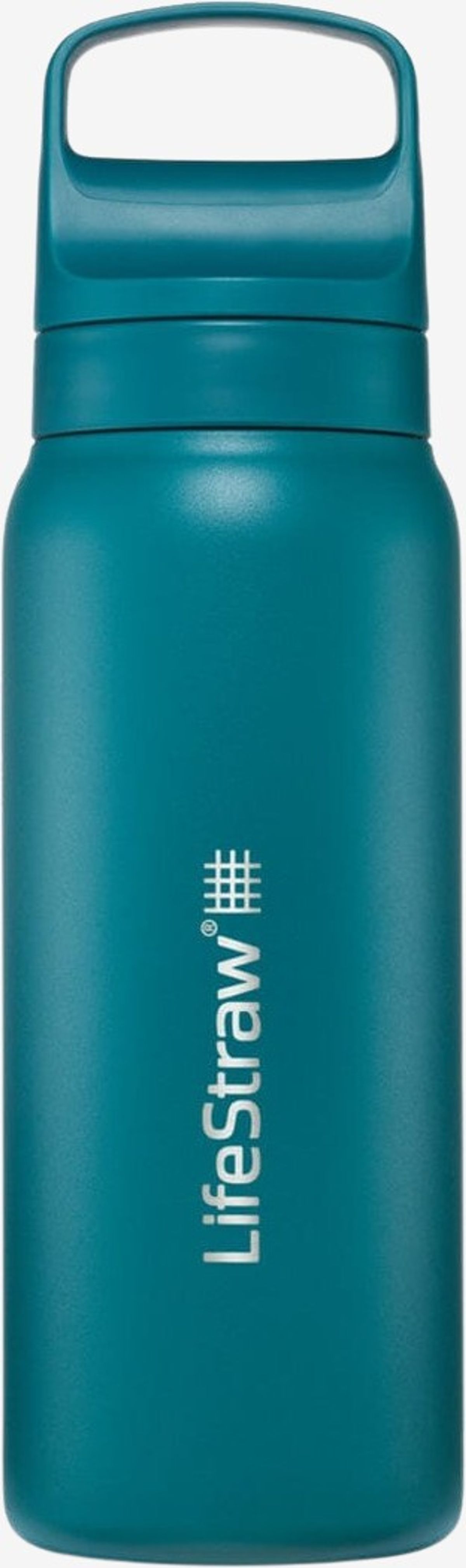 LifeStraw - Go 2.0 vandflaske 700ml i Rustfrit stål (Teal)