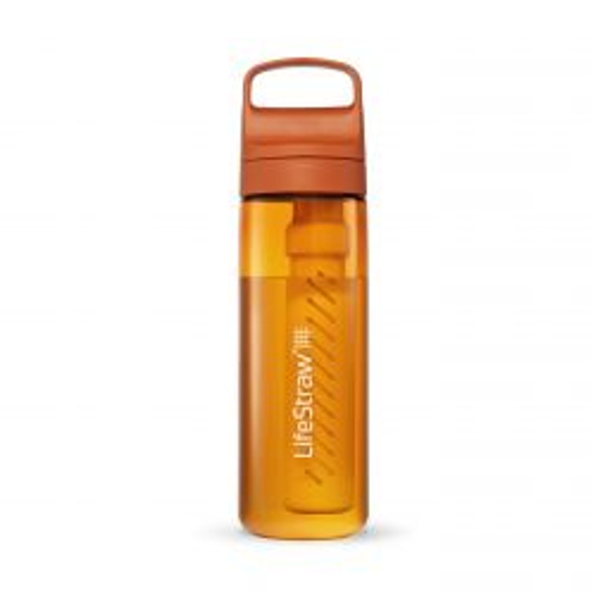 LifeStraw Go 2.0 Water Filter Bottle 22o - Kyoto Orange - Str. .65L - Vandfilter