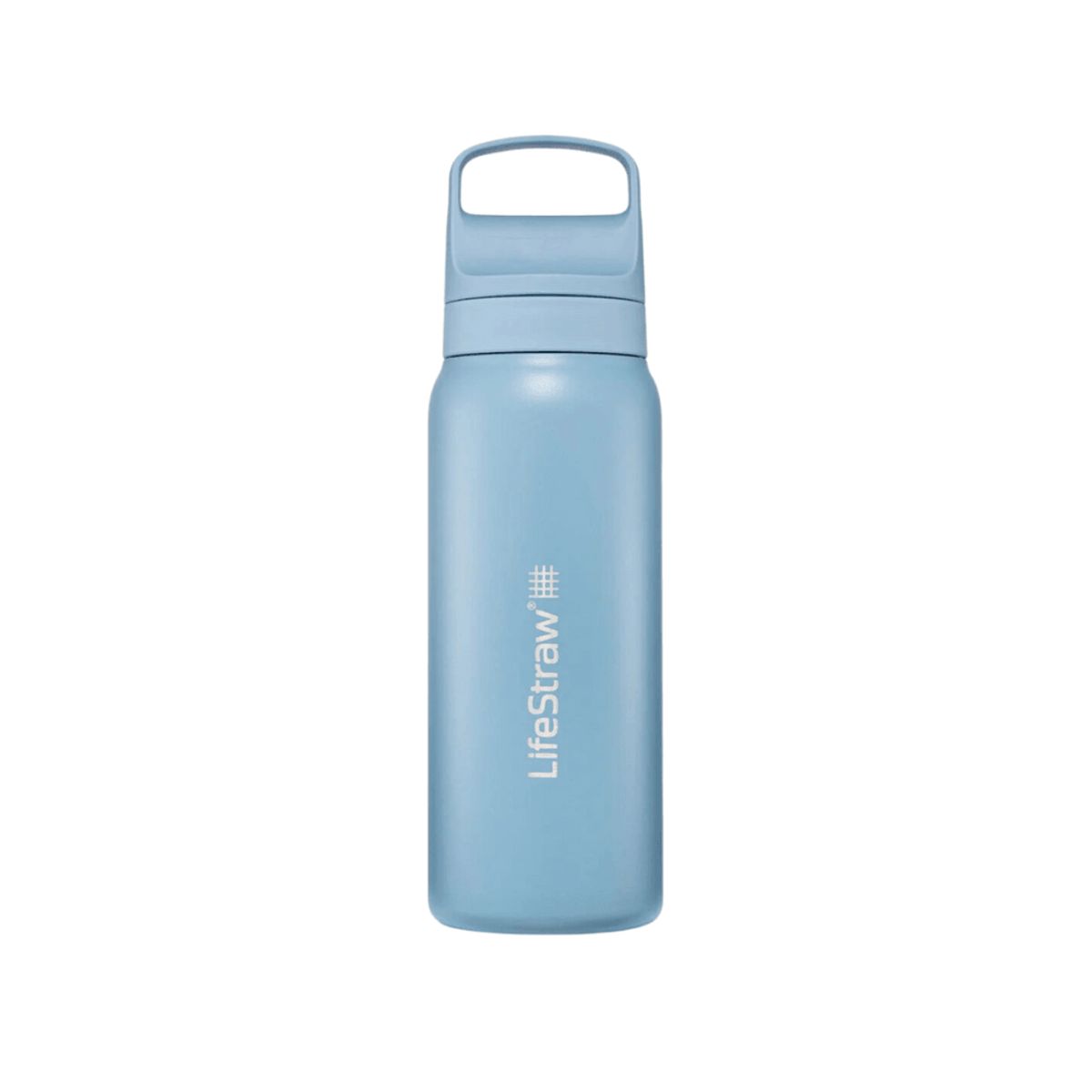 Lifestraw Vandflaske Med Filter - Go 2.0 Series Stainless Steel - Icelandic Blue