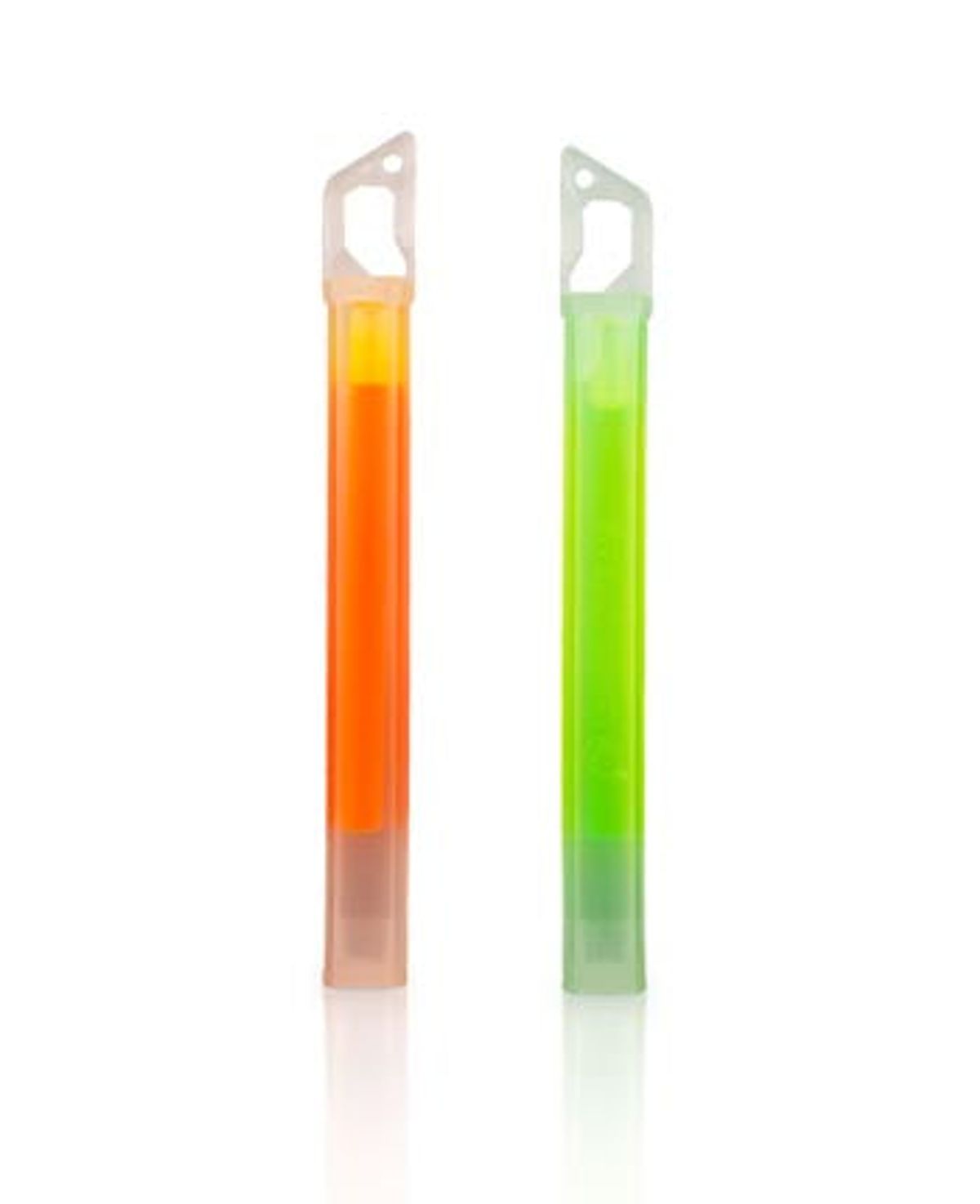 LifeSystems 15 timers glowstick - Grøn/Orange (2 pak)