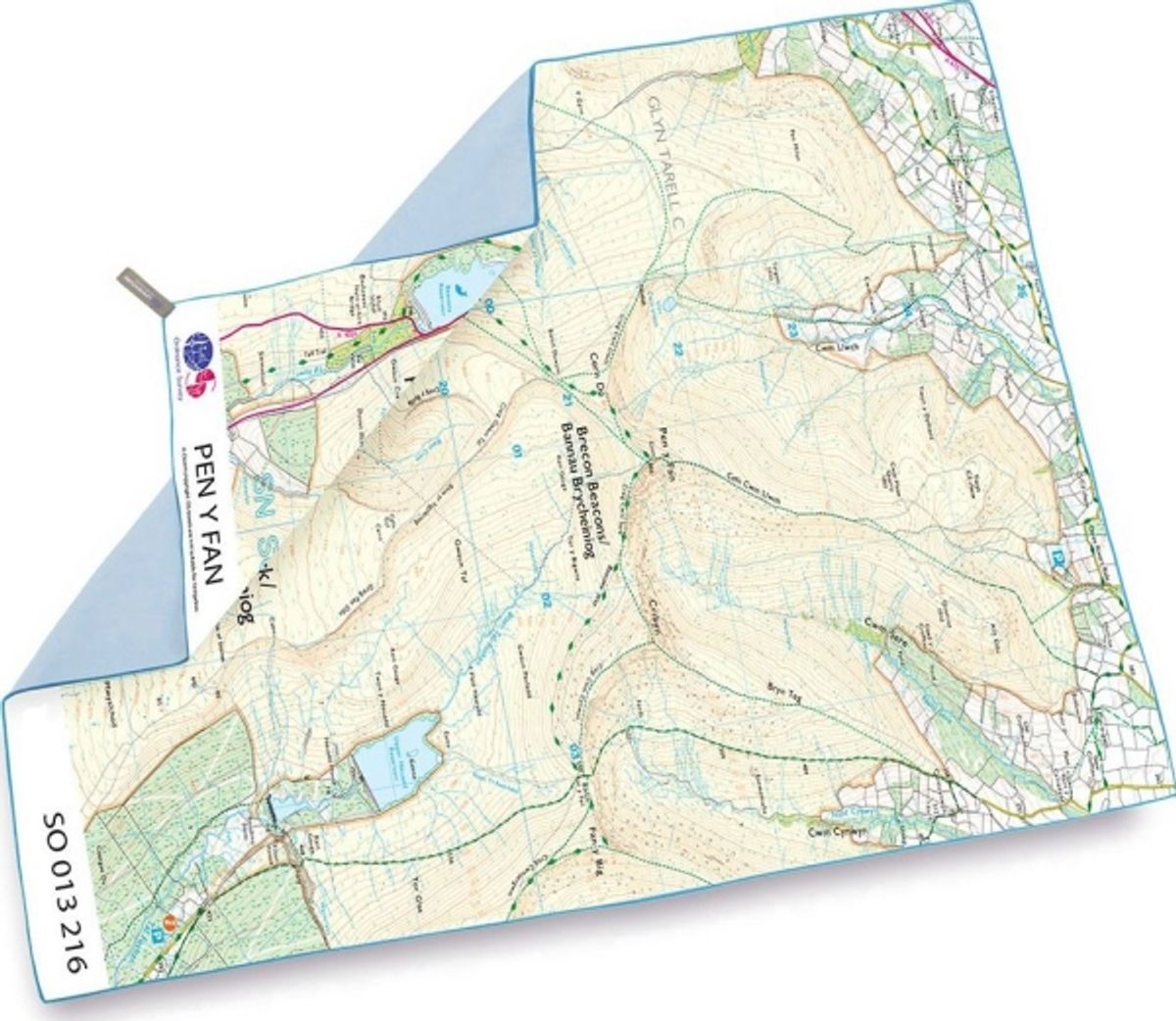 Lifeventure Rcznik Szybkoschncy Softfibre Os Map Giant, Pen-Y-Fan