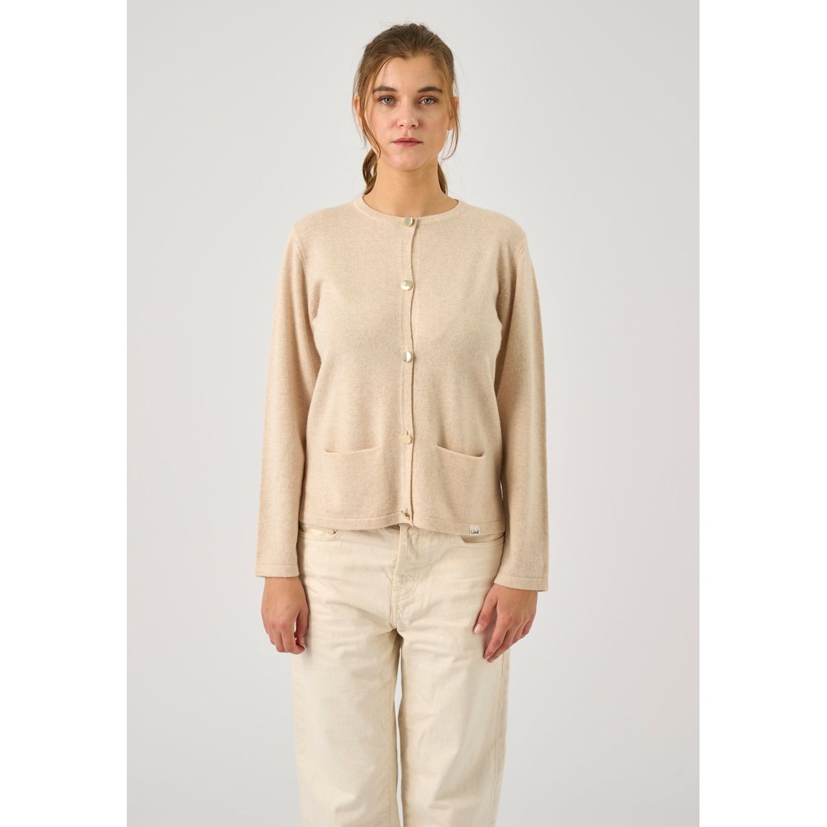 Lififi - Creme Melange - Bluse - M