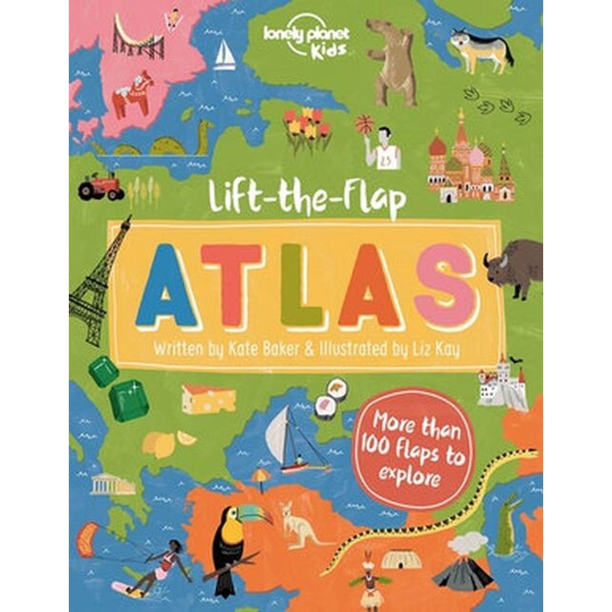 Lift-the-flap Atlas - Kate Baker - English Book