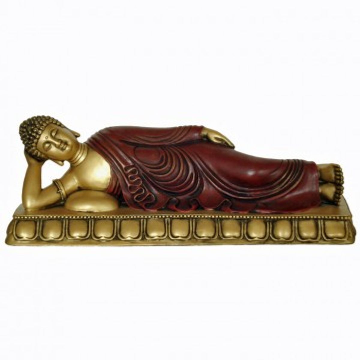 Liggende Buddha i Nirvana - Buddha statuer generelt - GodKarmaShop