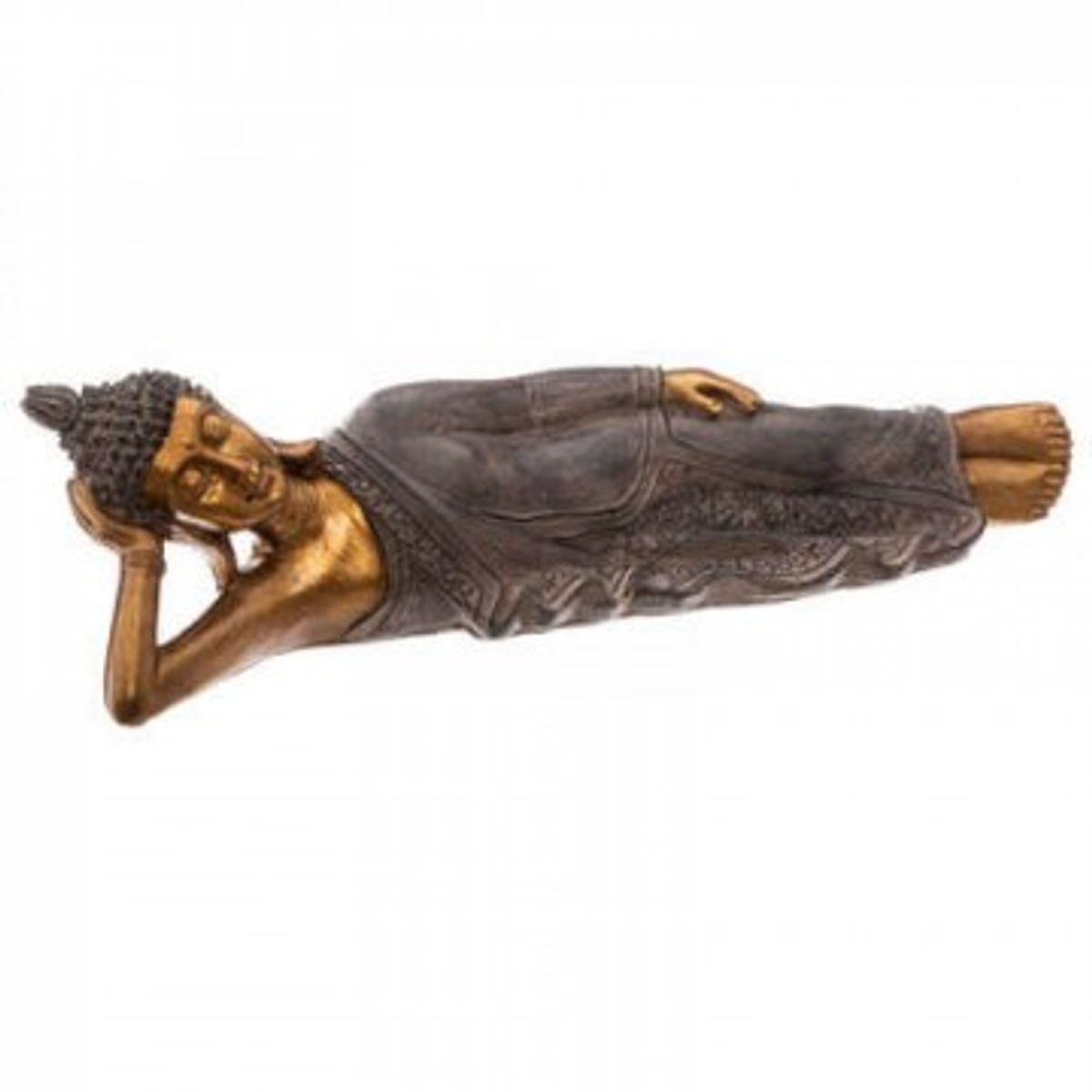 Liggende Gylden Buddha - Buddha statuer generelt - GodKarmaShop