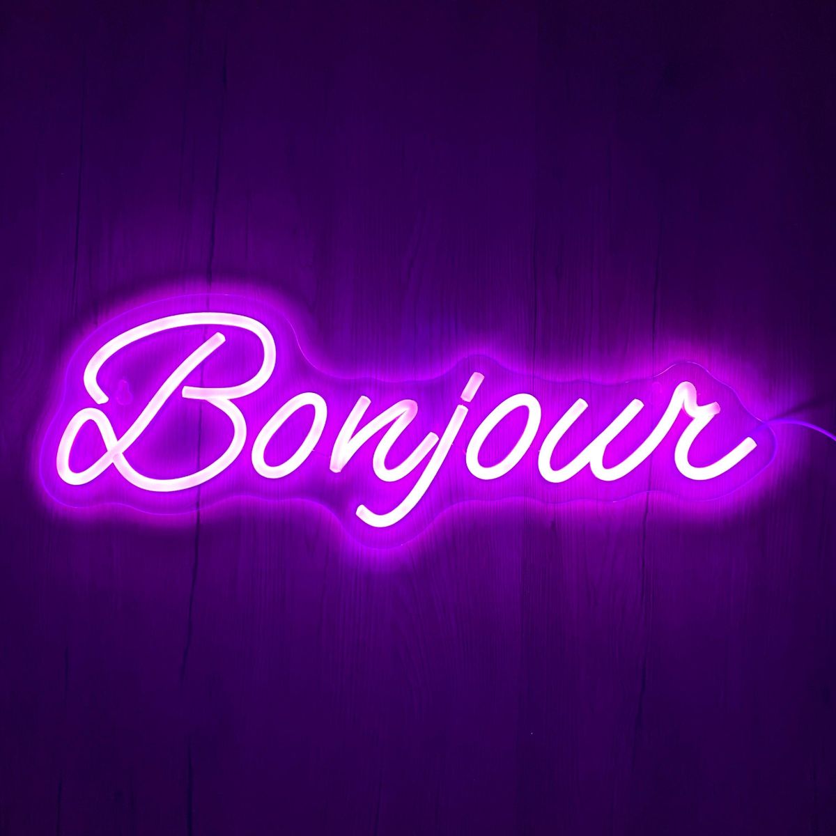 Lightish Bonjour Neon Væglampe