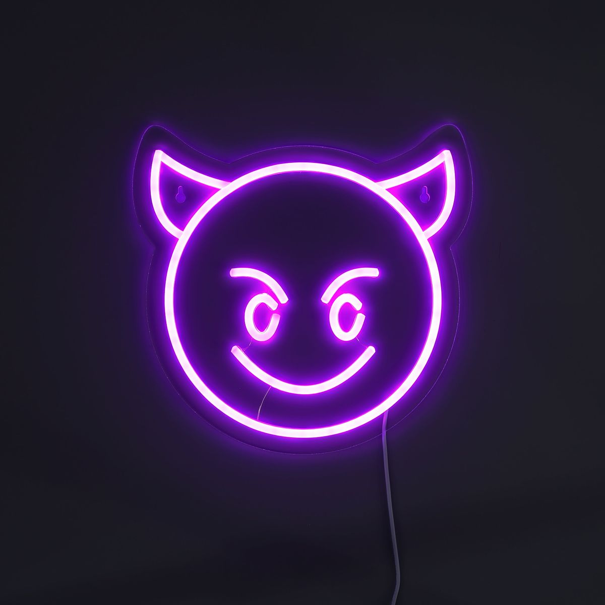 Lightish Emoji Devil Neon Væglampe