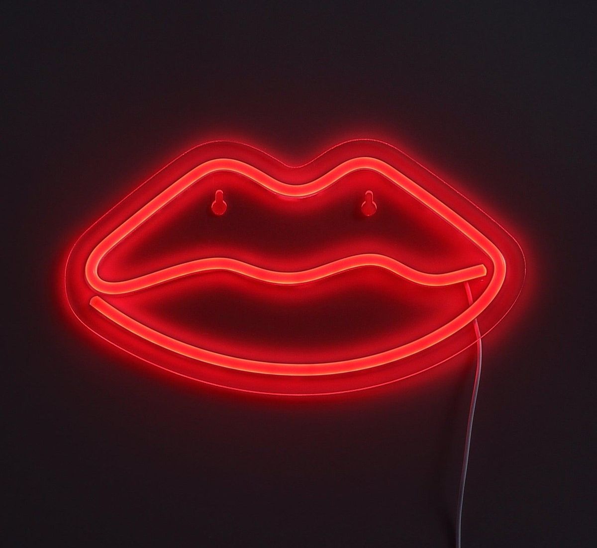 Lightish Kiss Neon Væglampe