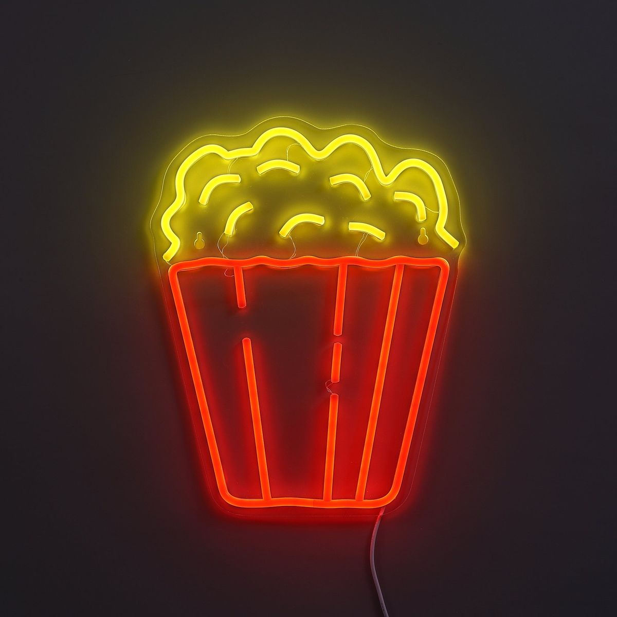 Lightish Popcorn Neon Væglampe