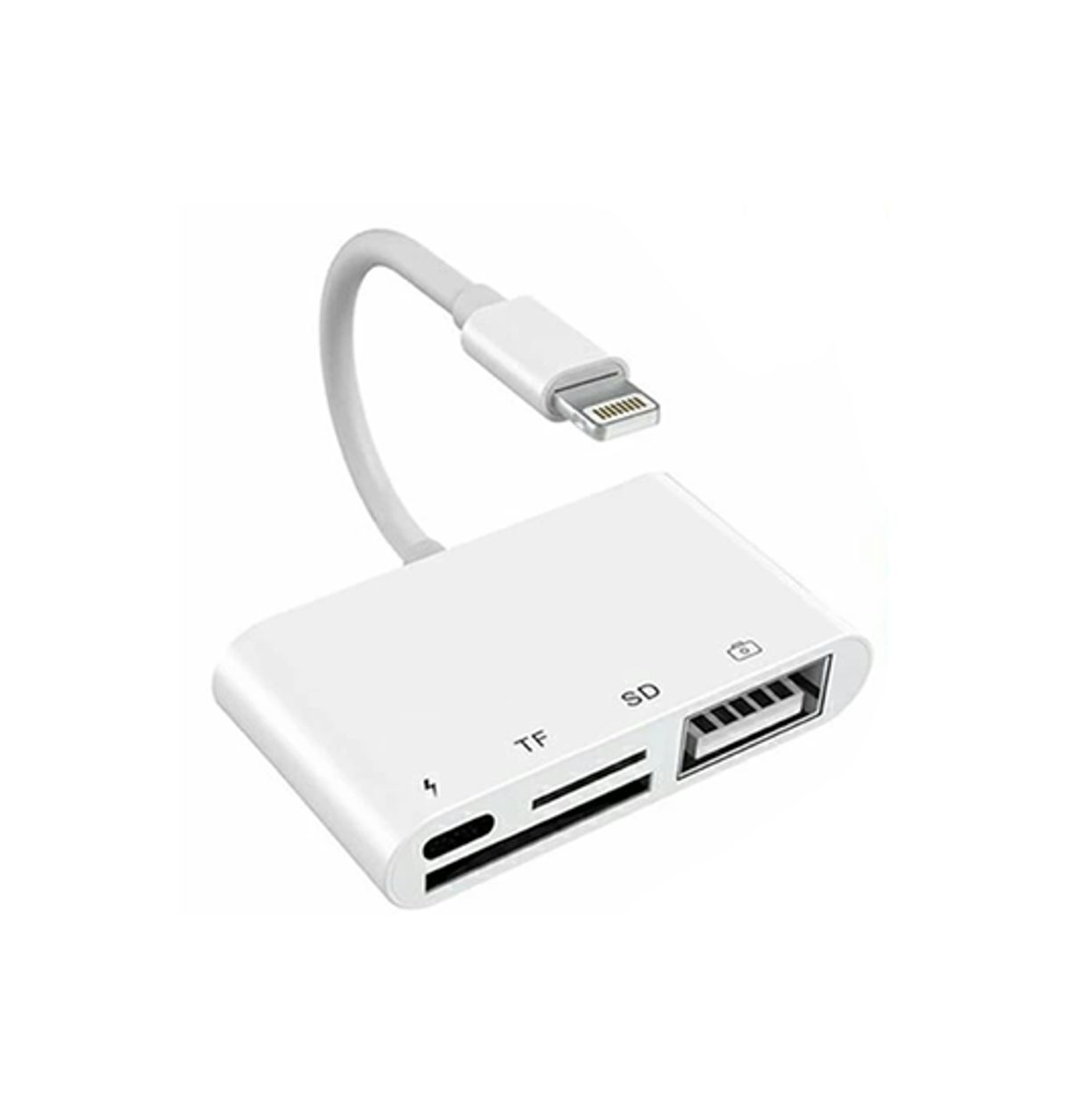 Lightning til SD/TF USB Adapter til iPhone 4-i-1