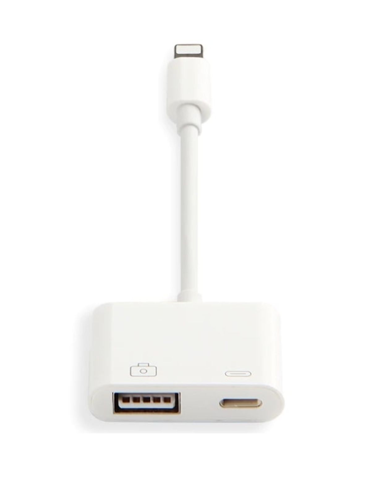 Lightning USB-A 2.0 Hub - 1 x USB - Hvid