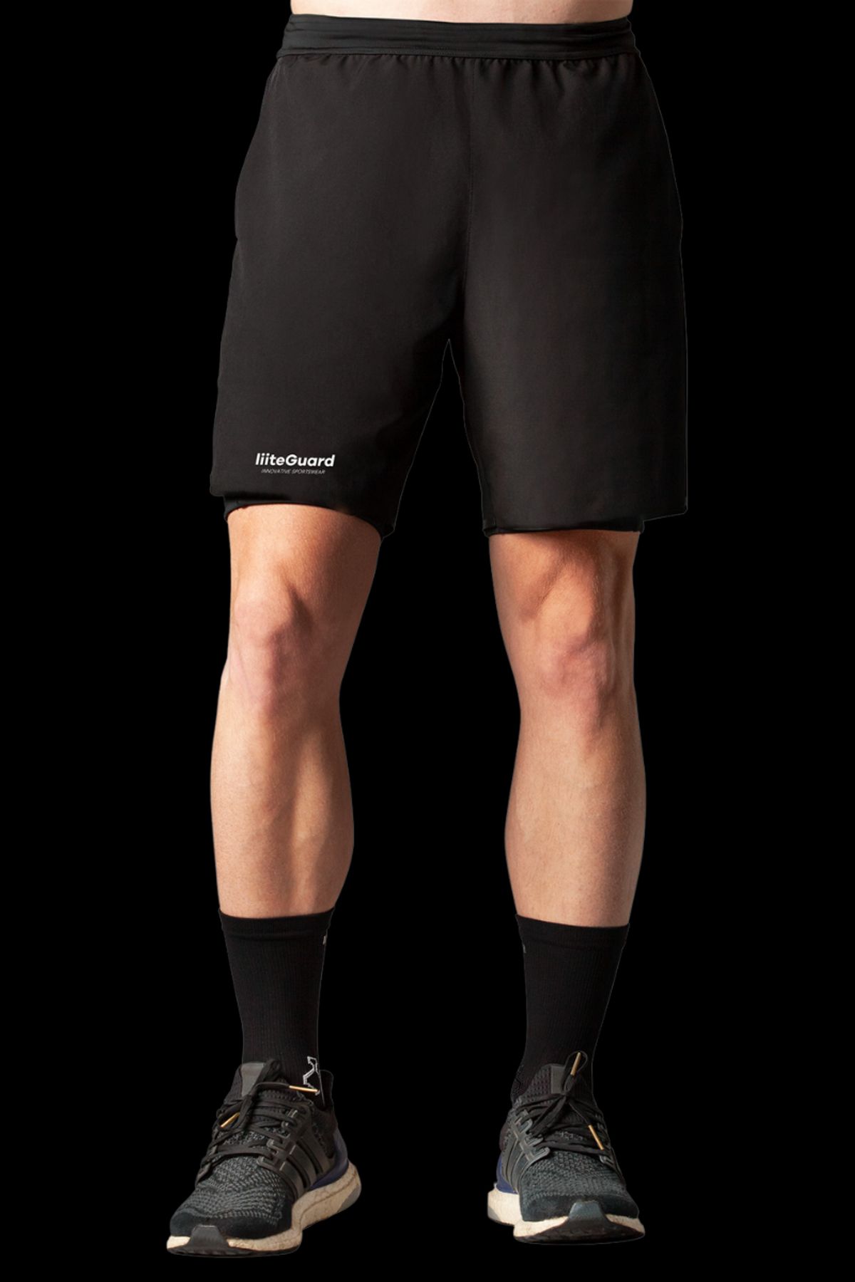 Liiteguard GLU-TECH 2in1 Shorts - Sort - Short