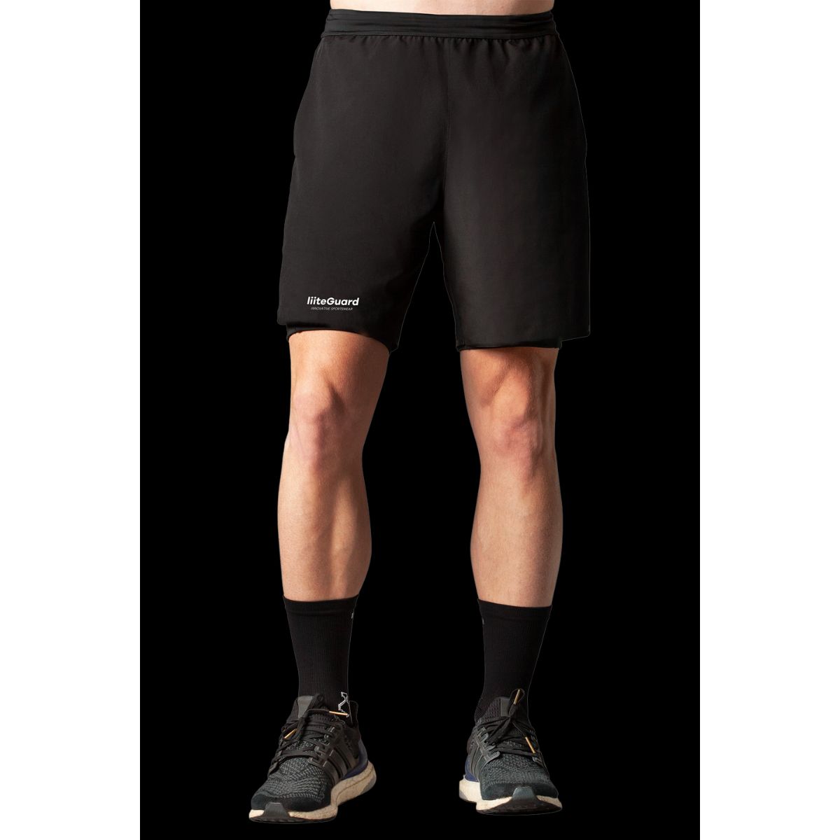 Liiteguard GLU-TECH 2in1 Shorts - Sort - Short