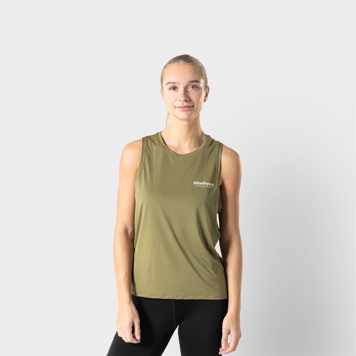 liiteGuard Singlet | Grøn | Str. S | Kvinder