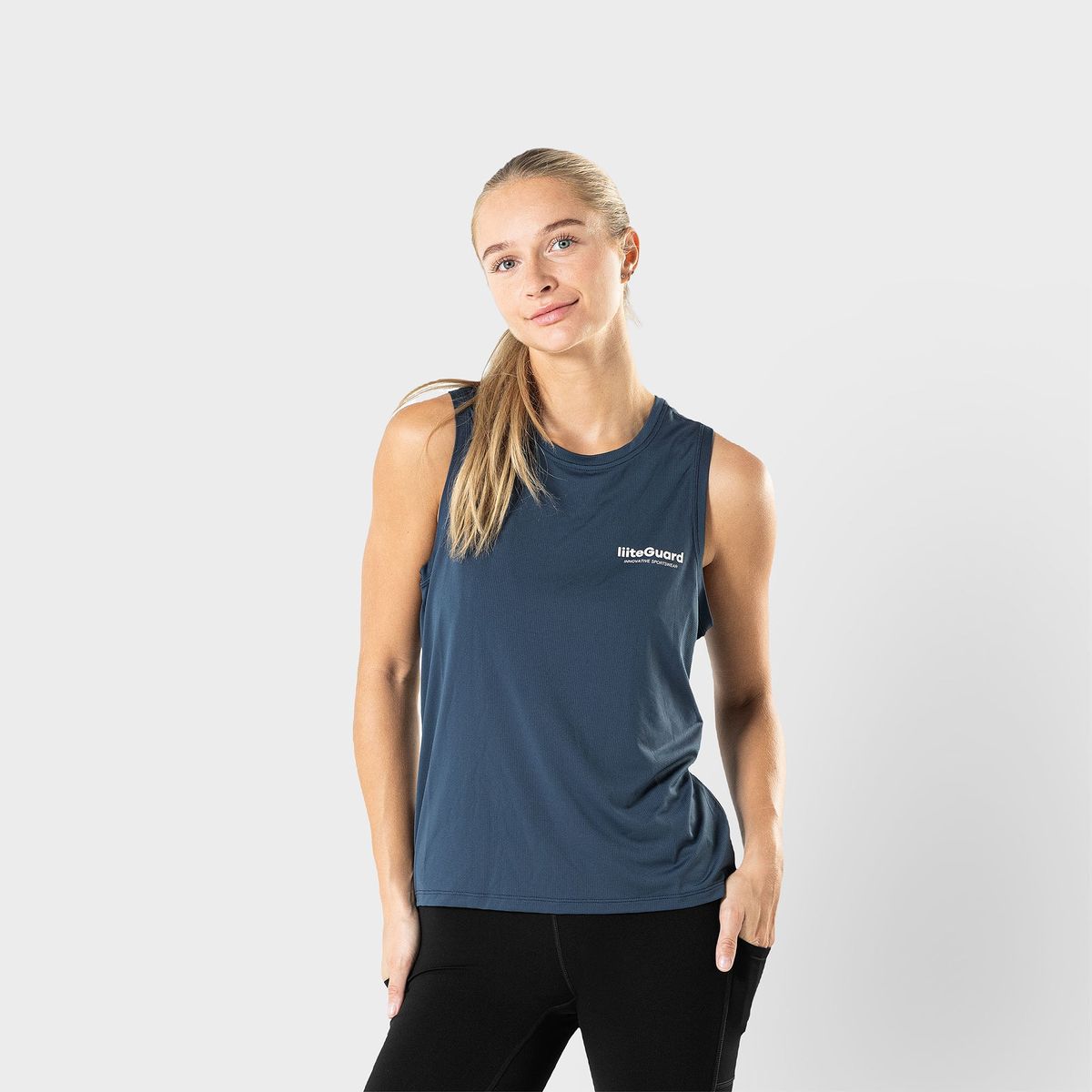 liiteGuard Singlet | Navy Blå | Str. XL | Kvinder