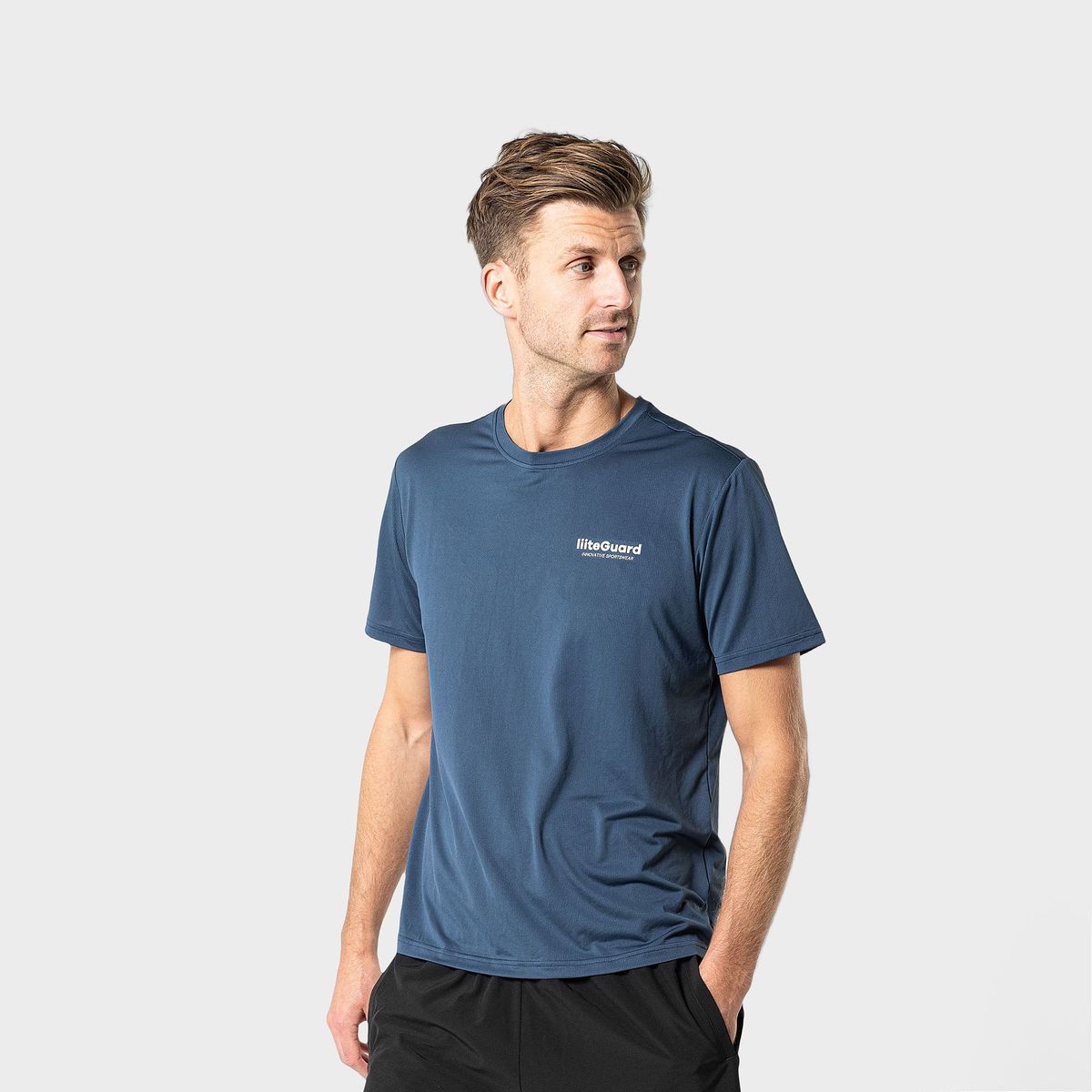 liiteGuard T-shirt | Navy Blå | Str. XL | Mænd