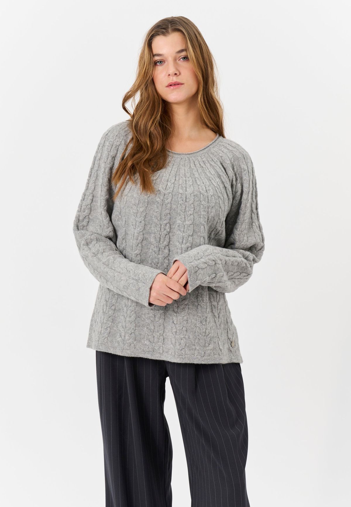 Likaya - Grey Melange - Bluse - L