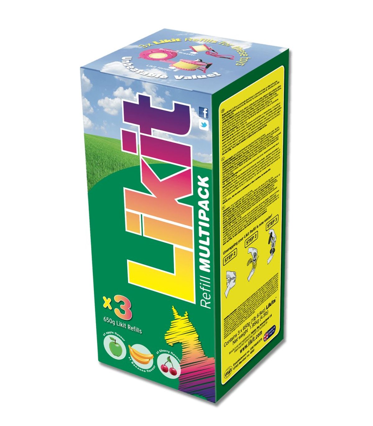 Likit Multipack, 3 x 650 g