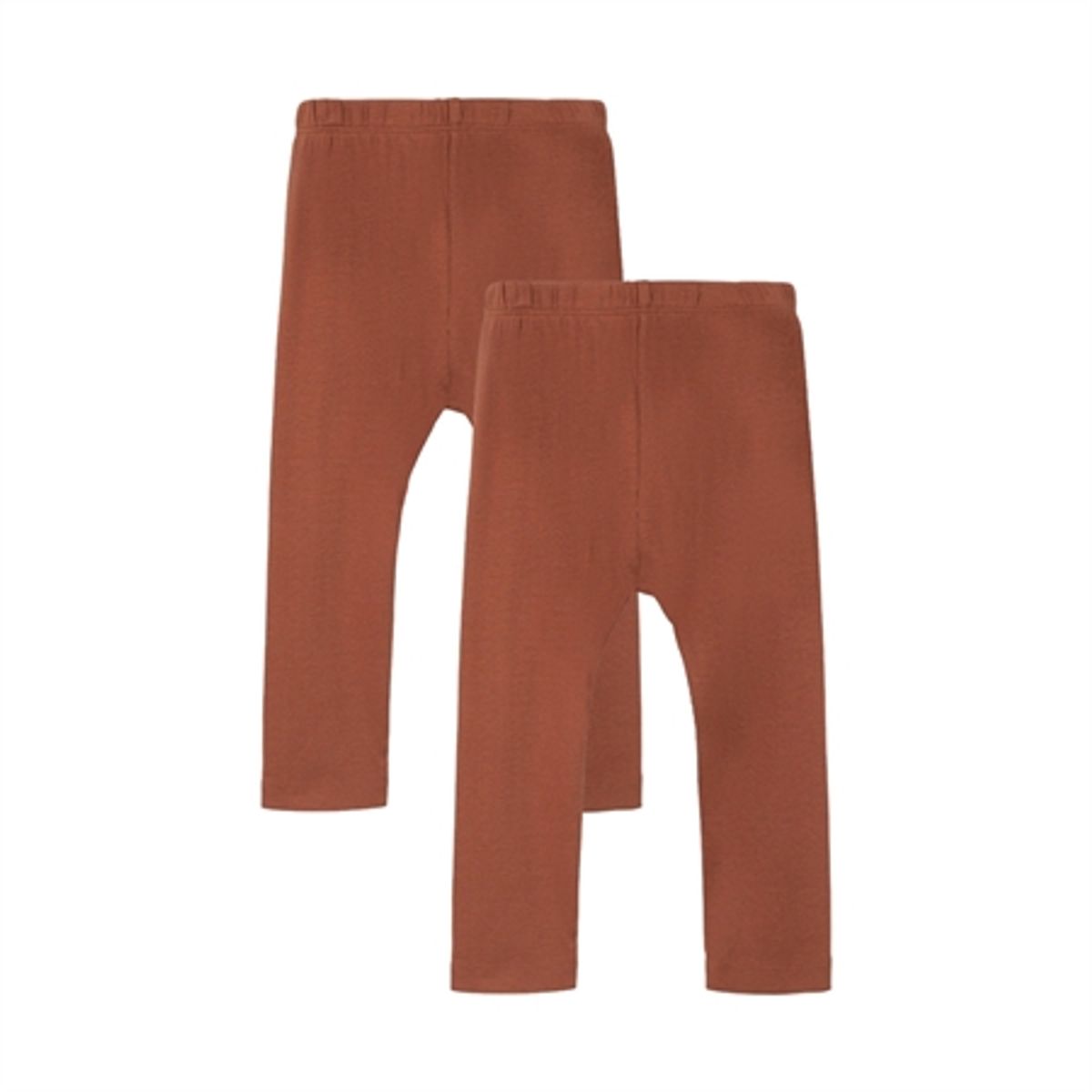 LIL ATELIER 2-Pak Leggings Gago Baked Clay