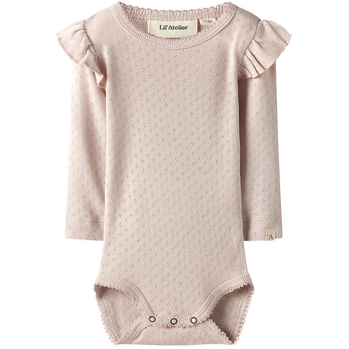 Lil' Atelier Body l/æ - NbfRachel - Peach Whip m. Hulmønster