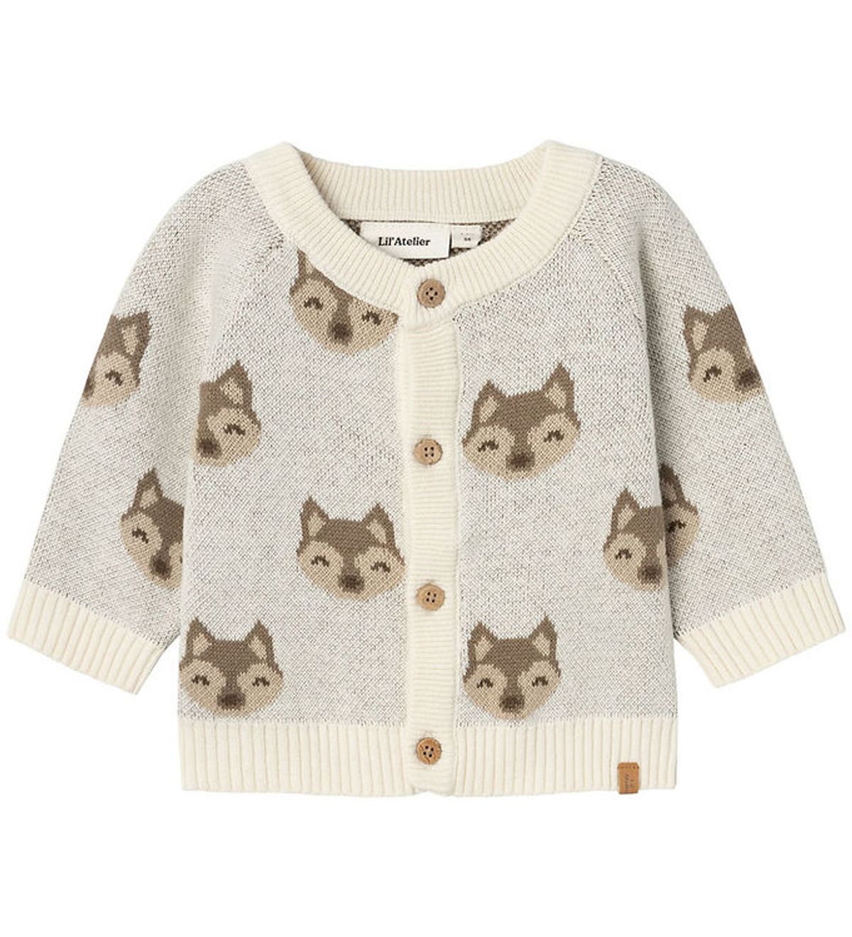 Lil Atelier Cardigan - Strik - NbmLamoe - Birch