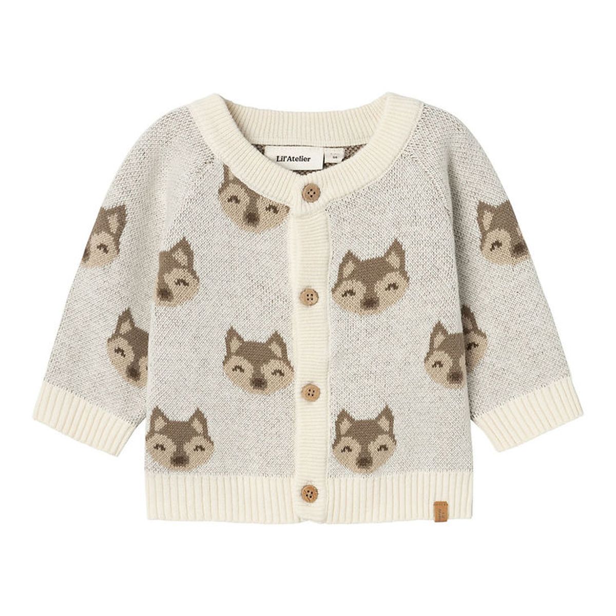 Lil Atelier Cardigan - Strik - NbmLamoe - Birch