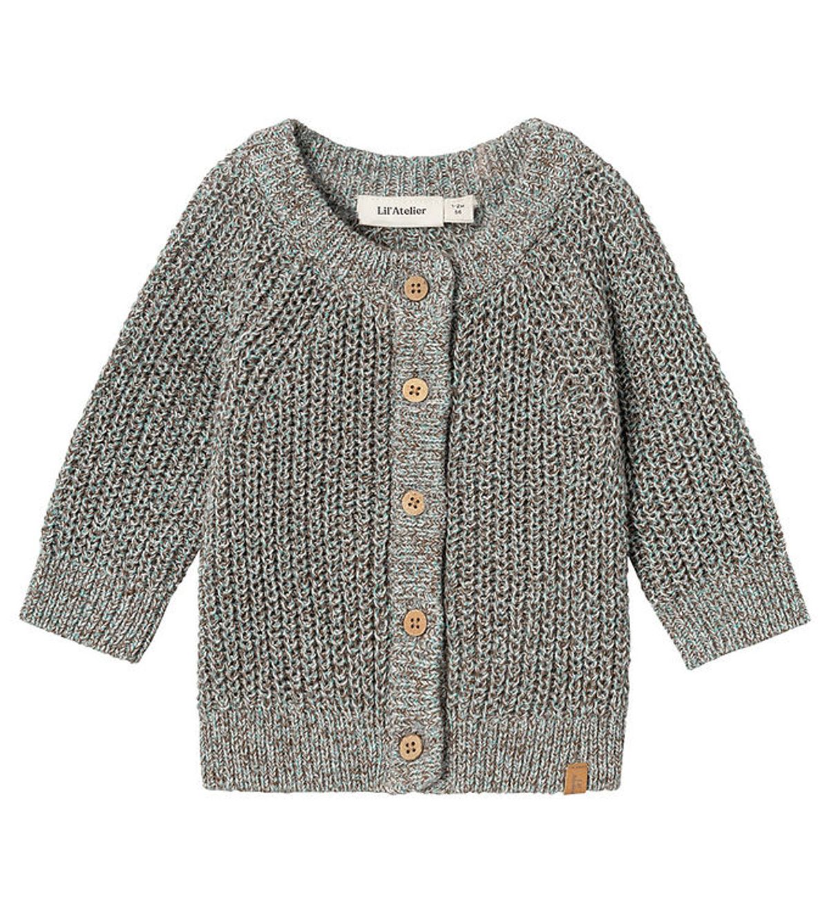 Lil' Atelier Cardigan - Strik - NbmNoro - Sky Gray