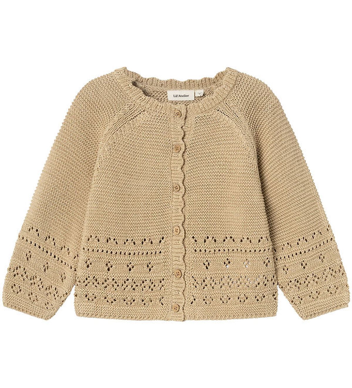 Lil' Atelier Cardigan - Strik - NmfOsanna - Irish Cream