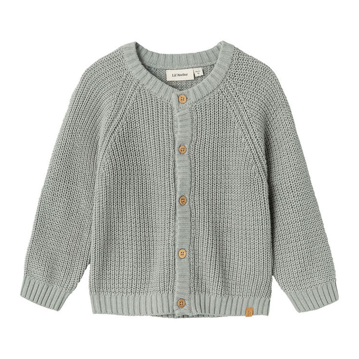 Lil' Atelier Cardigan - Strik - Noos - NmnEmlen - Limestone