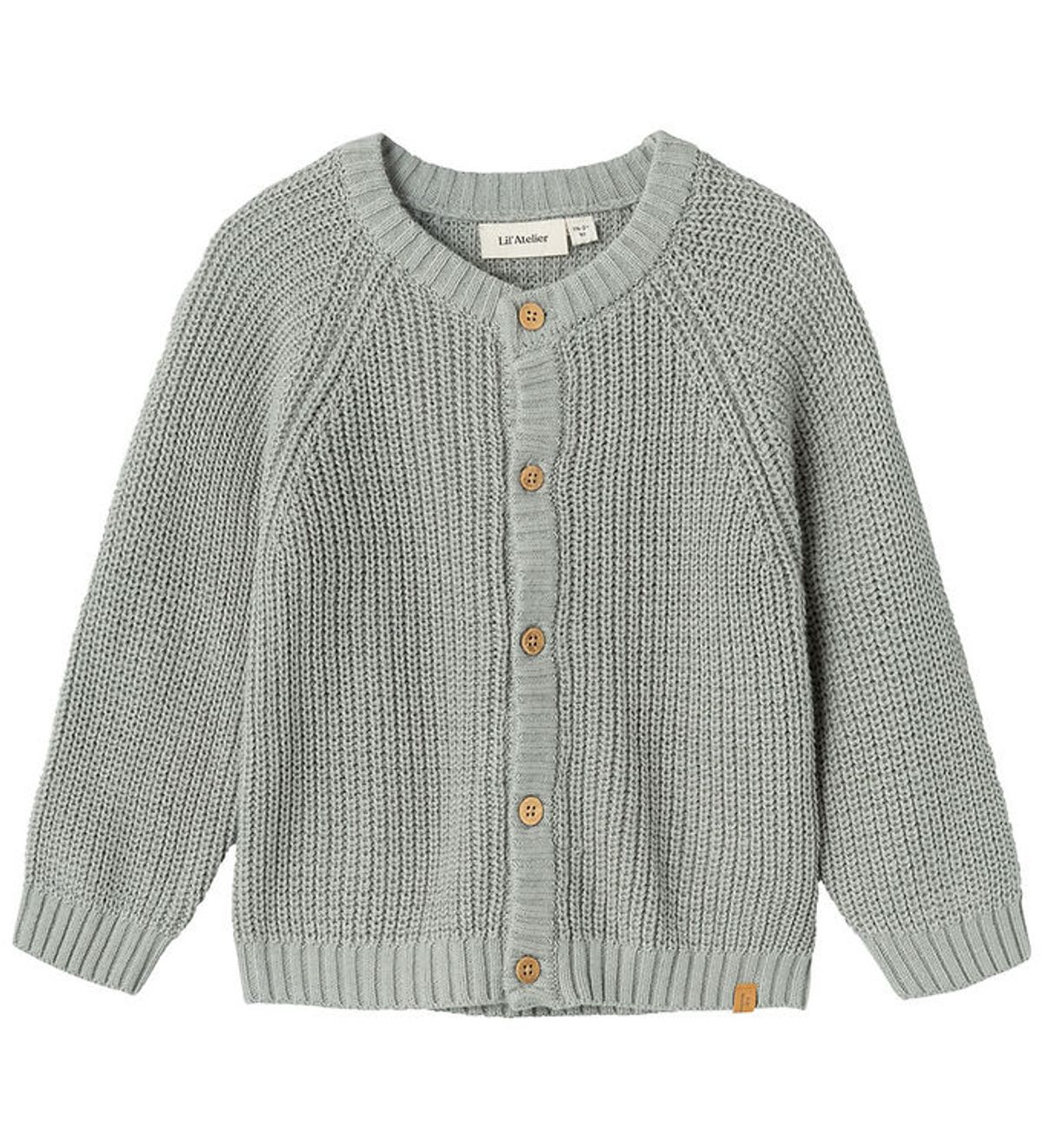 Lil' Atelier Cardigan - Strik - Noos - NmnEmlen - Limestone