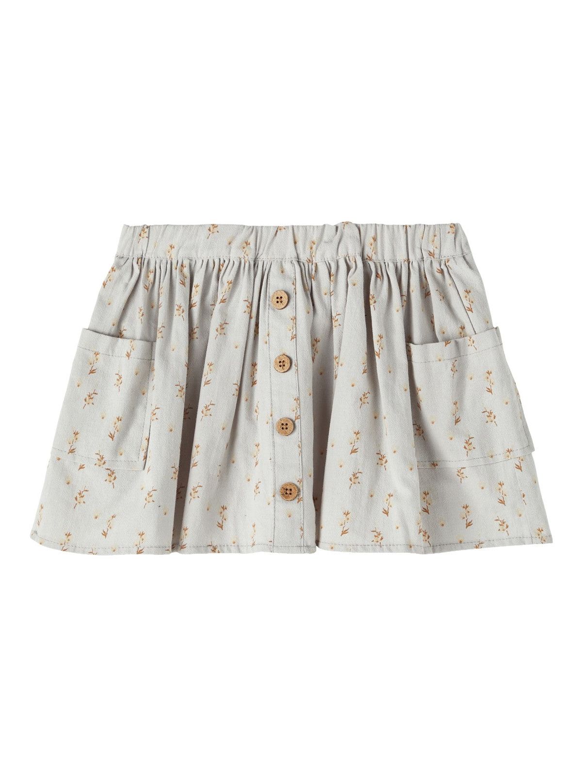 Lil Atelier Daisy Loose Skirt - Harbor Mist - 92 cm