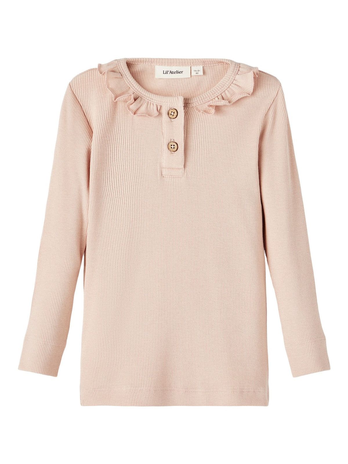 Lil Atelier Gago Slim Top- Rose Dust - 92 cm