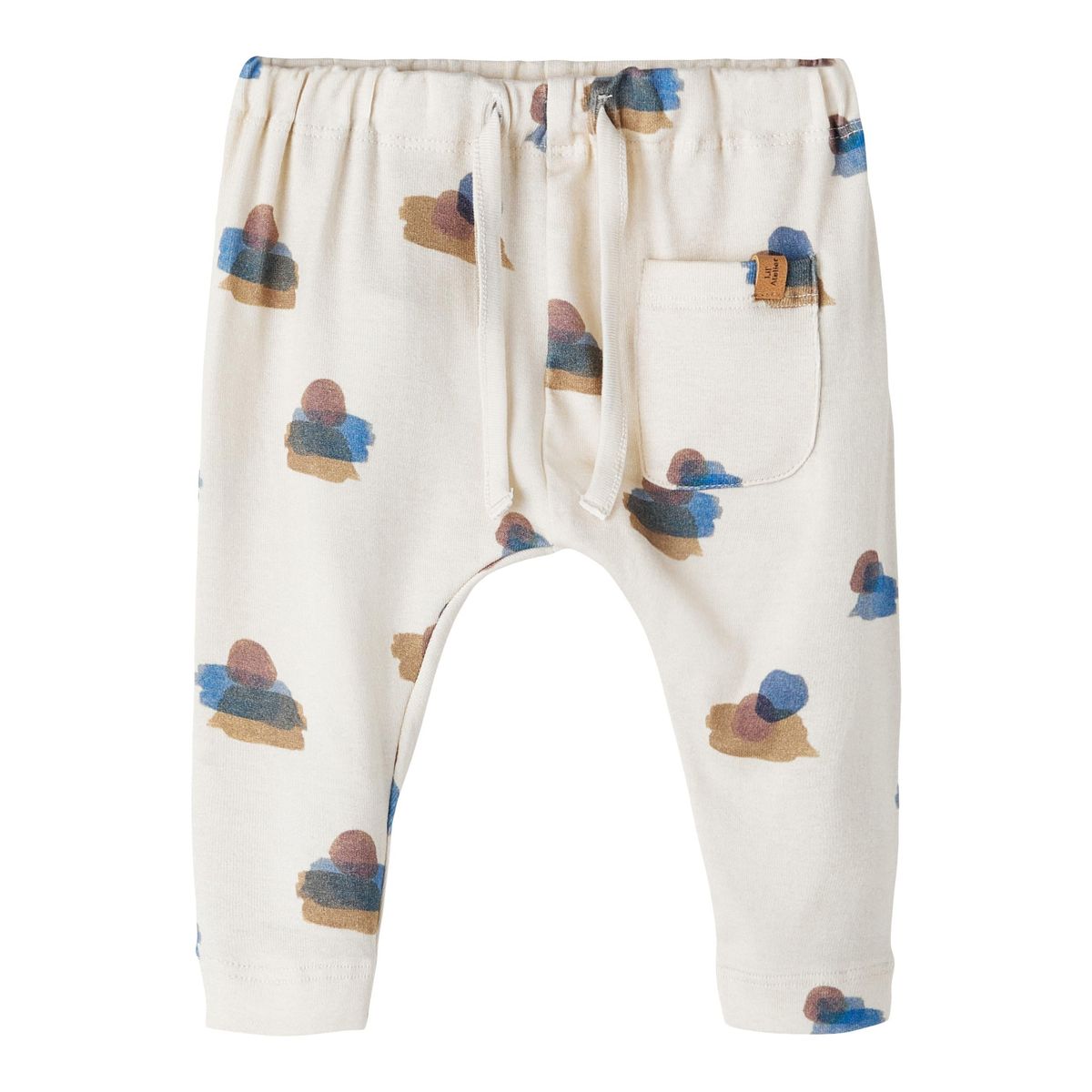 Lil Atelier Geo Loose Pant - Turtledove - 56 cm