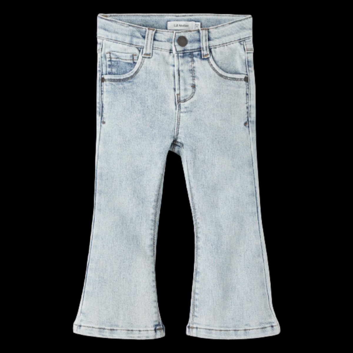 Lil' Atelier jeans - Bootcut Fit - Light blue denim - 116