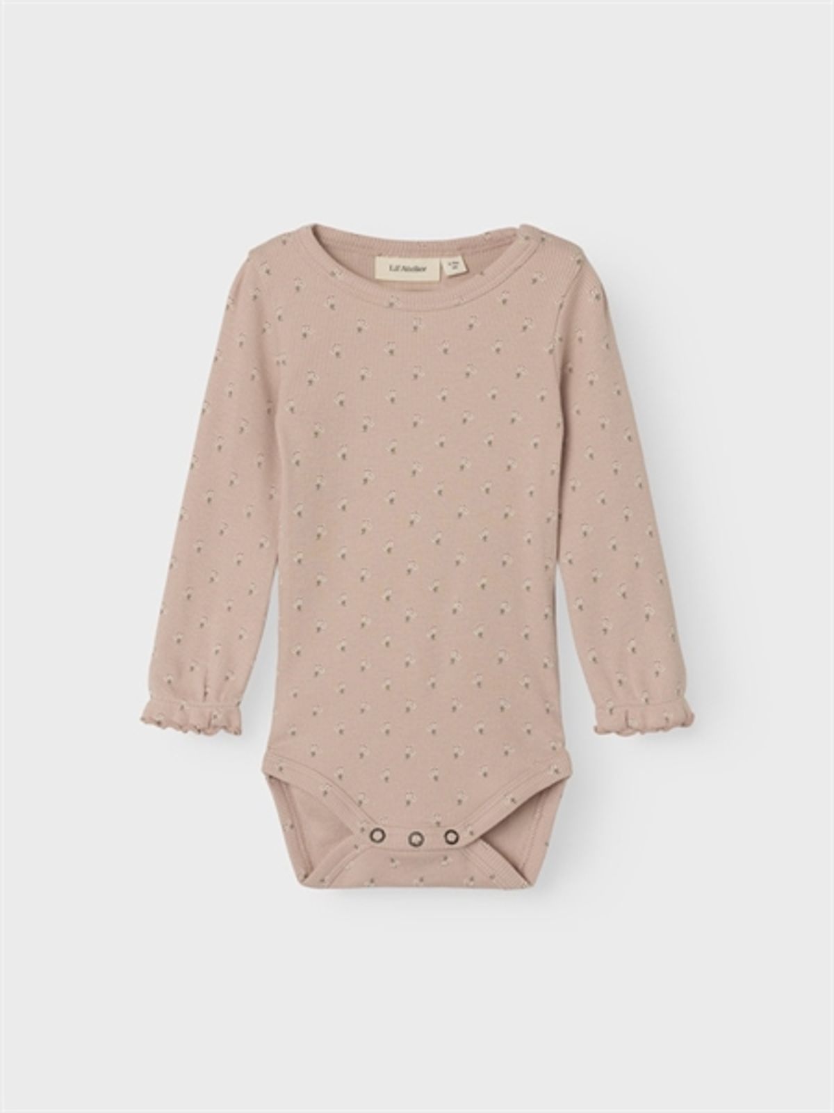 LIL ATELIER Langærmet Body Gago Fia Rose Dust