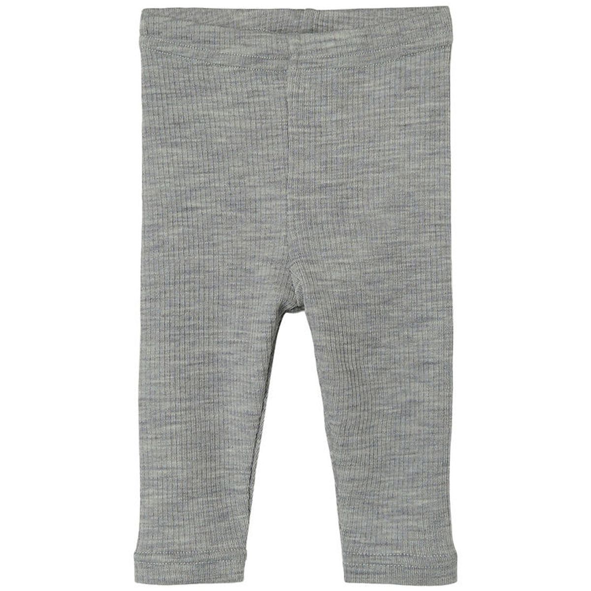 Lil' Atelier Leggings - Uld - NbnFable - Grey Melange